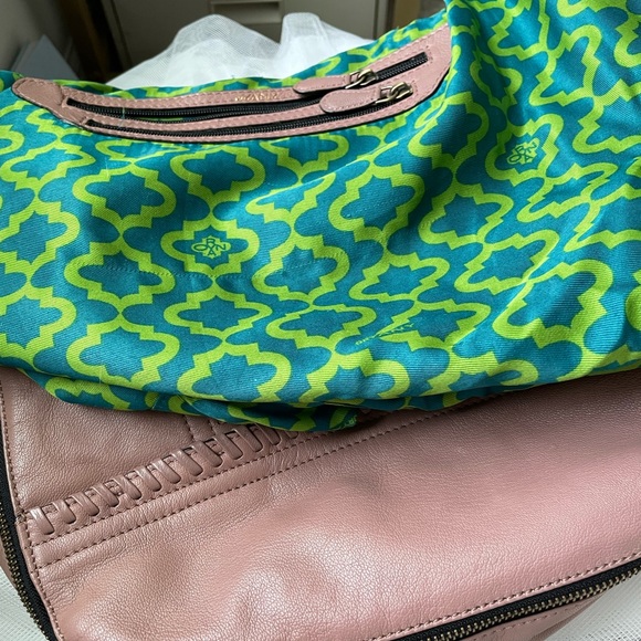 Oryany pink leather hobo bag w/tassel - Picture 7 of 7